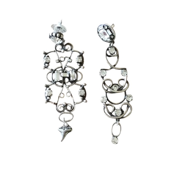 DANNIJO Mismatched Statement Drop Earrings - Picture 1 of 10